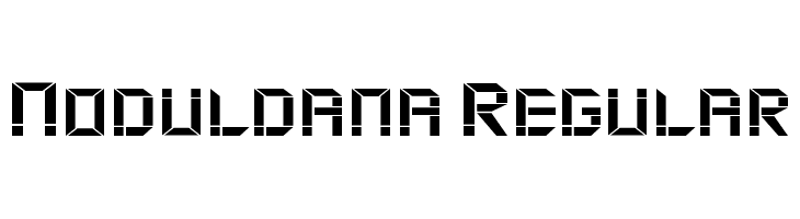 Moduldama Regular  Frei Schriftart Herunterladen