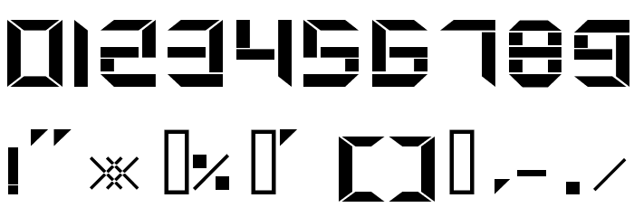 Moduldama Regular Font OTHER CHARS