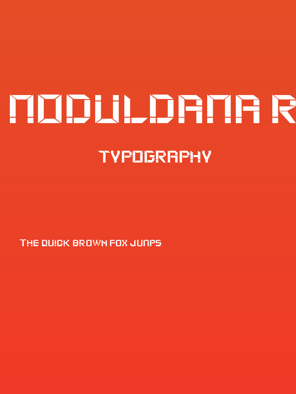 Moduldama Regular Poster