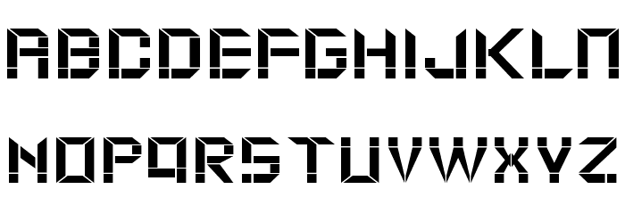 Moduldama Regular Font LOWERCASE