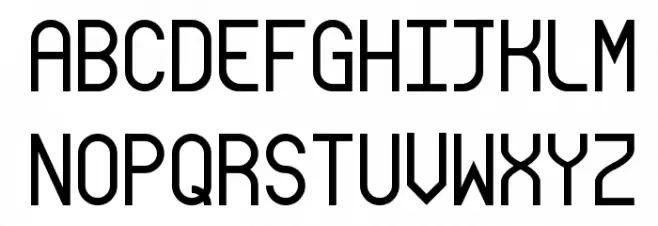 Modum Schriftart Groß