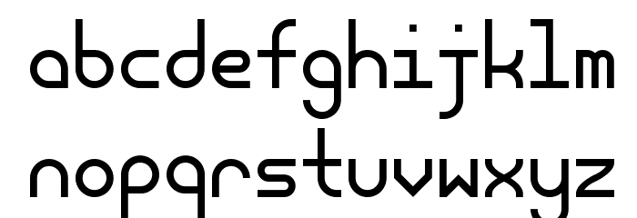 Modum Font LOWERCASE