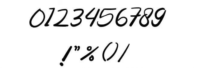 Moduss Personal Use Font OTHER CHARS