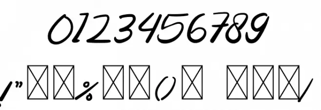 Moduss Personal Use Font OTHER CHARS