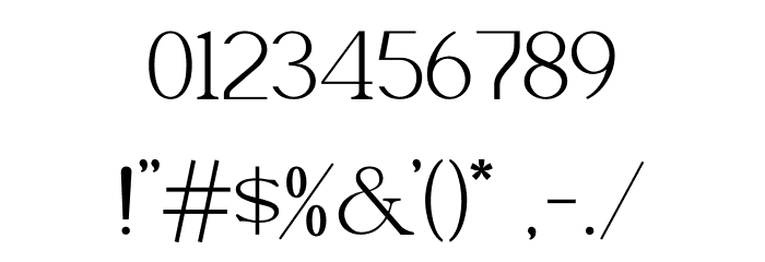 Moeda Font OTHER CHARS