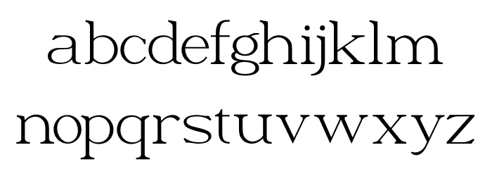 Moeda Font LOWERCASE