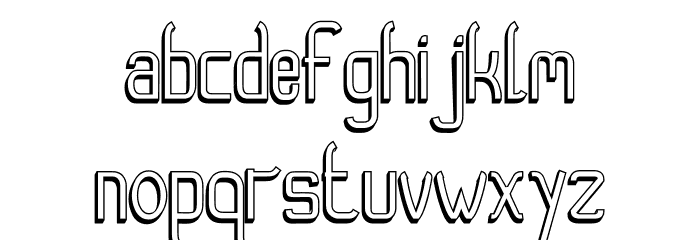 Moedyningsih_Shadow Font LOWERCASE