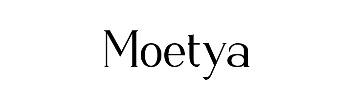 Moetya  Descarca Fonturi Gratis