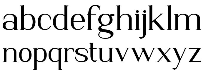 Moetya Font LOWERCASE