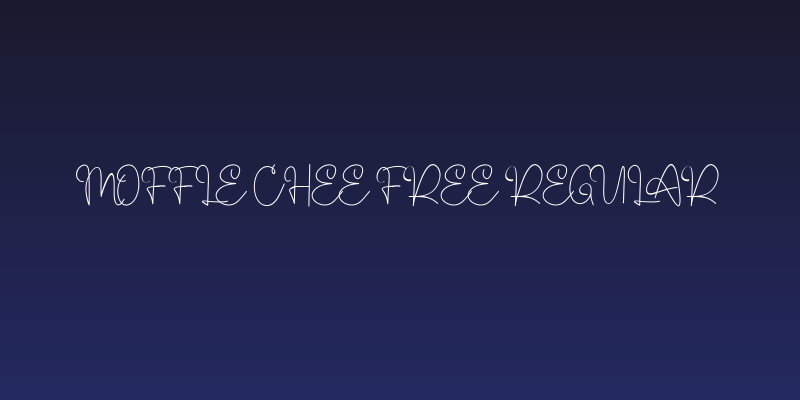 Moffle Chee Free Regular Social Header