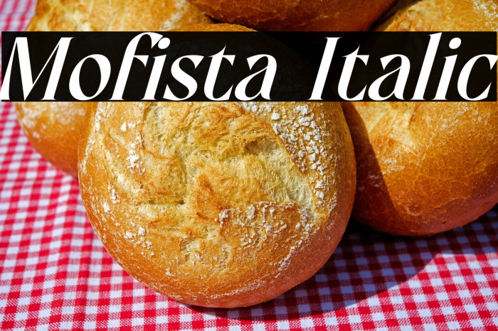 Mofista Italic Example 1