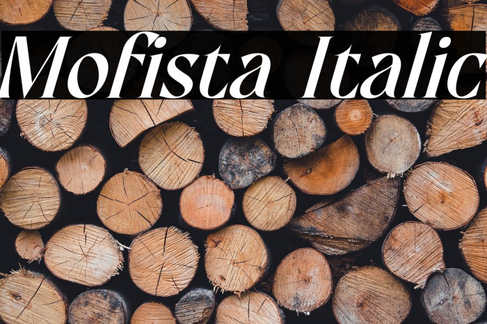 Mofista Italic Example 3