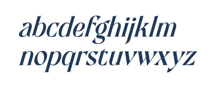 Mofista Italic Lowercase