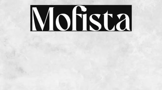 Mofista Font examples