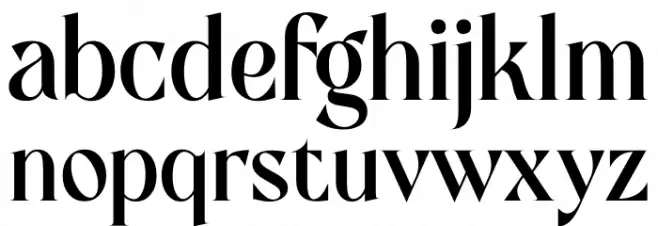 Mofista Caratteri MINUSCOLO