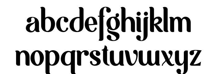 Mofita Font LOWERCASE