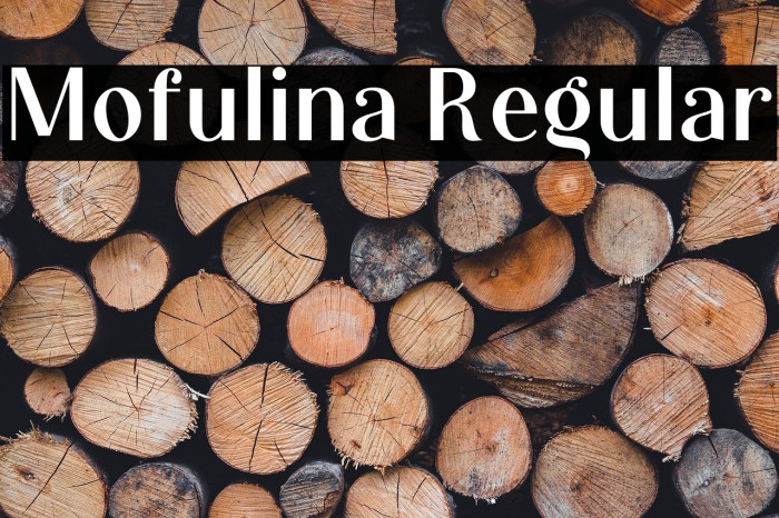 Mofulina Regular Example 1