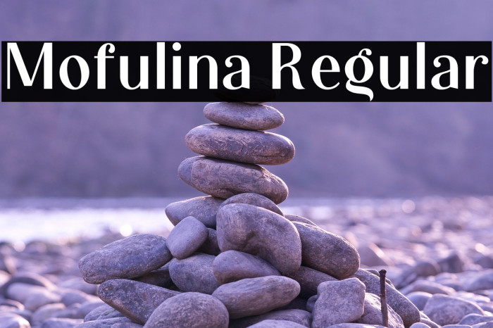 Mofulina Regular Example 2