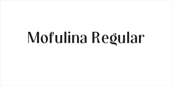 Mofulina Regular Logo