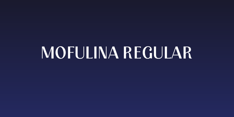 Mofulina Regular Social Header