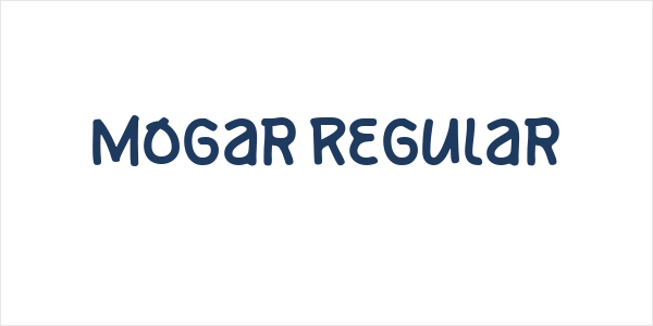 Mogar Regular Logo