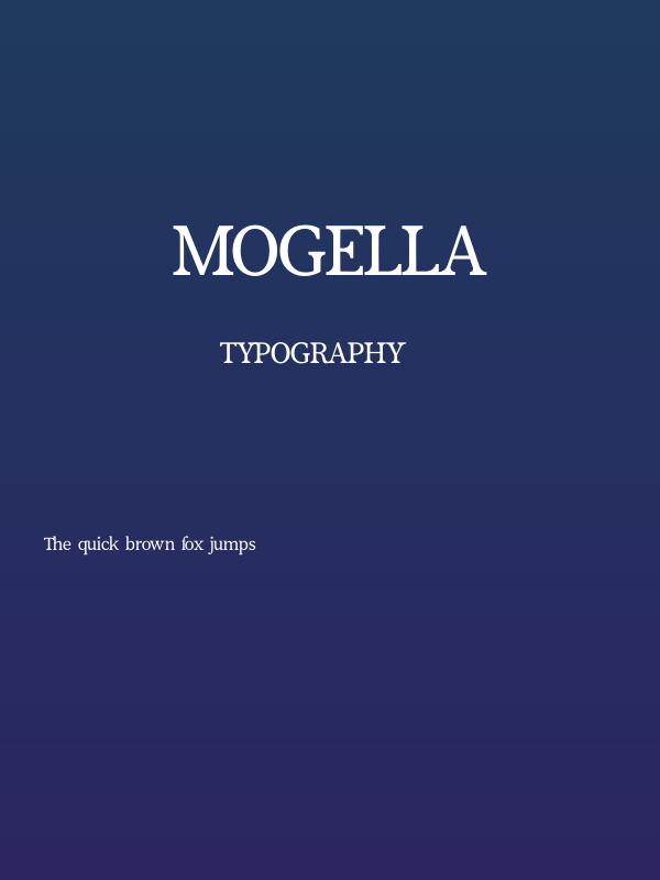 Mogella Poster