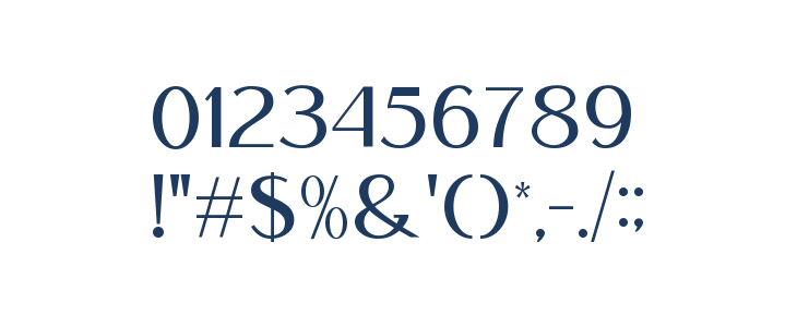 Mogen Bold Other Characters