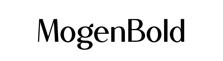 Mogen Bold  नि: शुल्क फ़ॉन्ट्स डाउनलोड