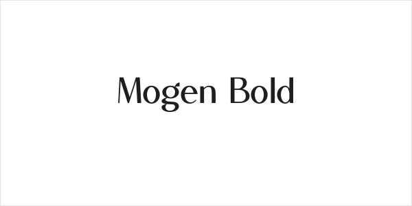 Mogen Bold Logo