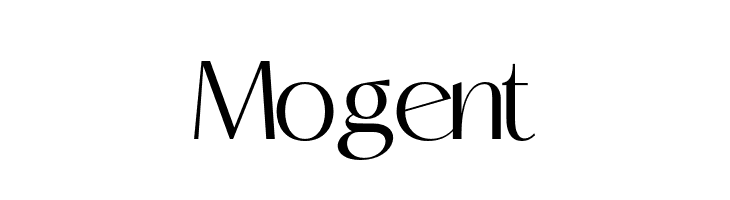 Mogent  font caratteri gratis