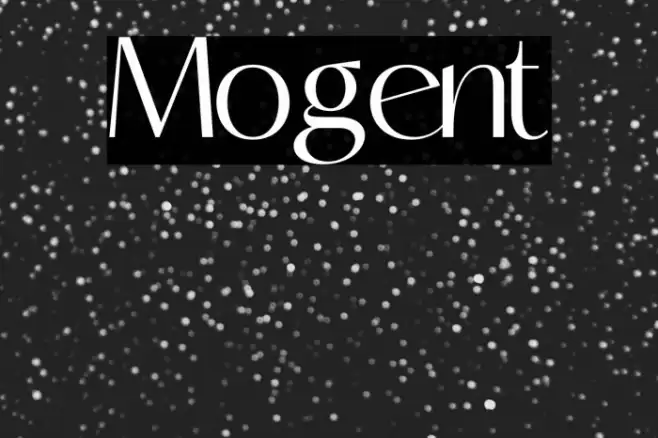 Mogent Font examples