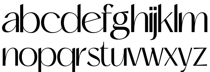 Mogent Font LOWERCASE