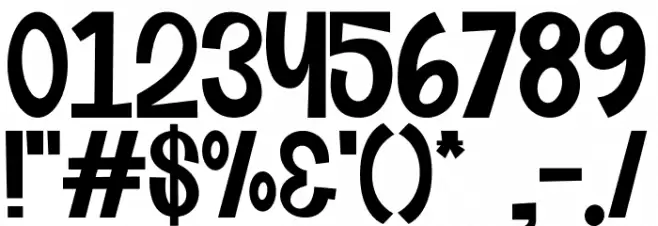 Mogesty フォント その他の文字