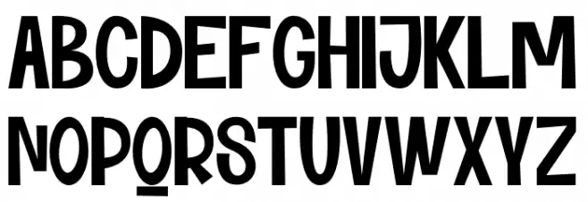 Mogesty フォント 大文字