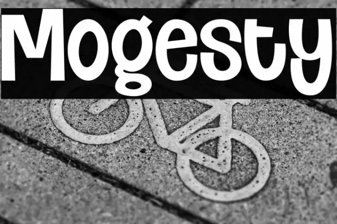 Mogesty フォント examples
