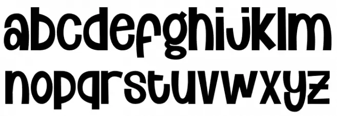 Mogesty フォント 小文字