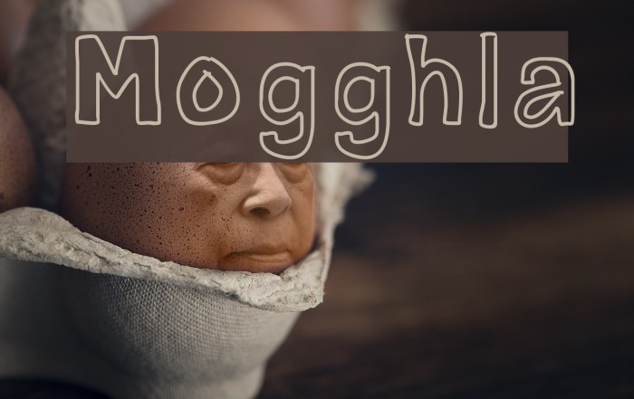 Mogghla Font examples