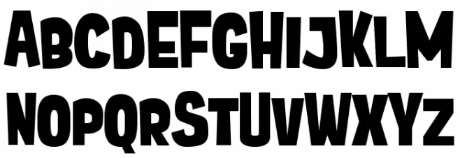 Moghul फ़ॉन्ट अपरकेस