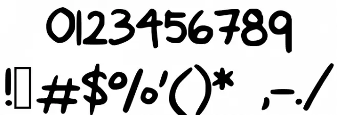 MoguFont Font OTHER CHARS