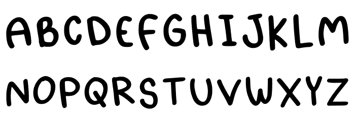 Mogugu Regular Font UPPERCASE