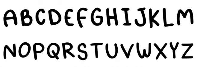 Mogugu Regular Schriftart Groß