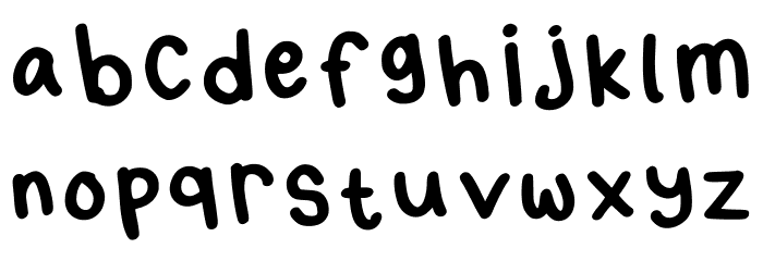Mogugu Regular Font LOWERCASE