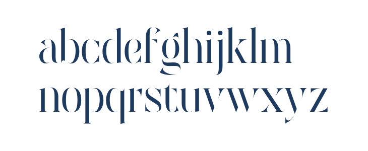 Moguine Serif PERSONAL USE Regular Lowercase