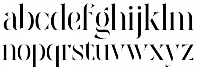 Moguine Serif PERSONAL USE Regular फ़ॉन्ट लोअरकेस