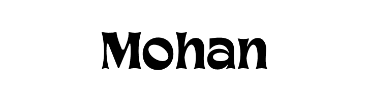 Mohan  font caratteri gratis