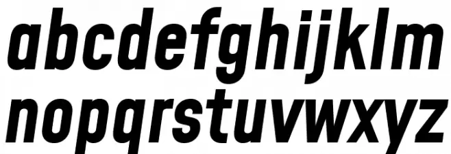 Mohave Bold Italic Fuentes MINÚSCULAS
