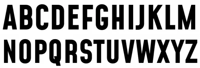 Mohave Bold Шрифта ВЕРХНИЙ