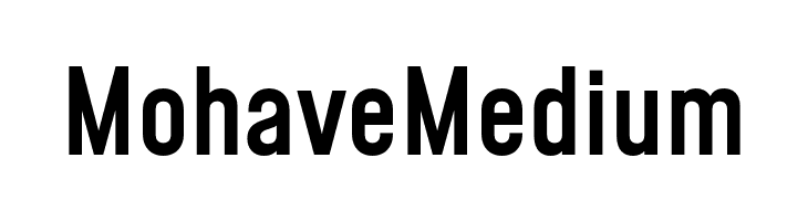 Mohave Medium  免费字体下载