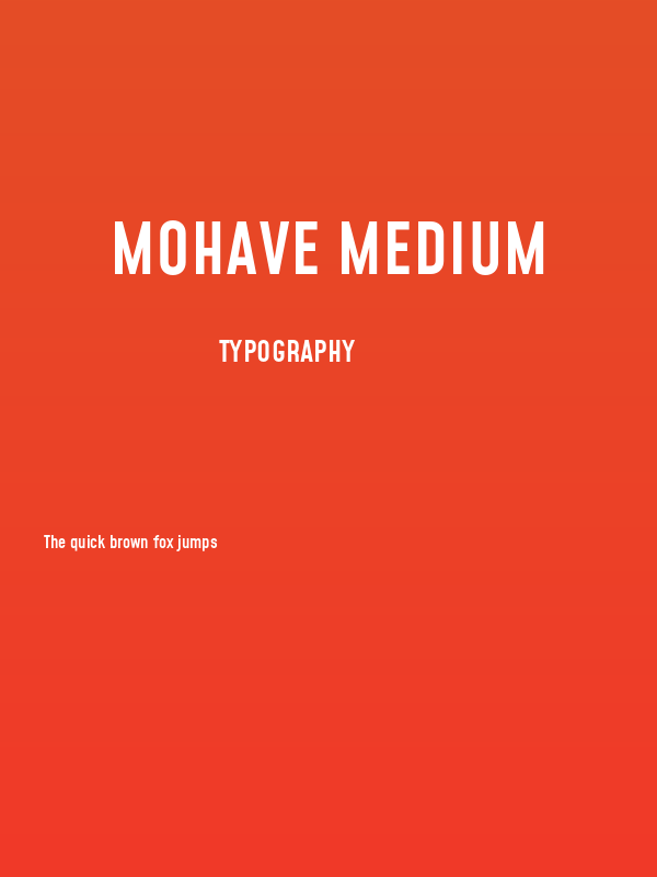 Mohave Medium Poster