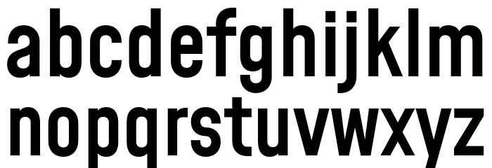 Mohave Medium Font LOWERCASE